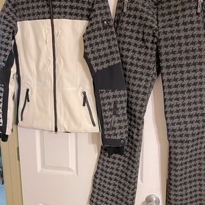 Bogner Fire & Ice Snow Ski Jacket and Pant outfit.